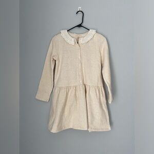 Copper key girls dress 12/14 eyelet collar long sleeve